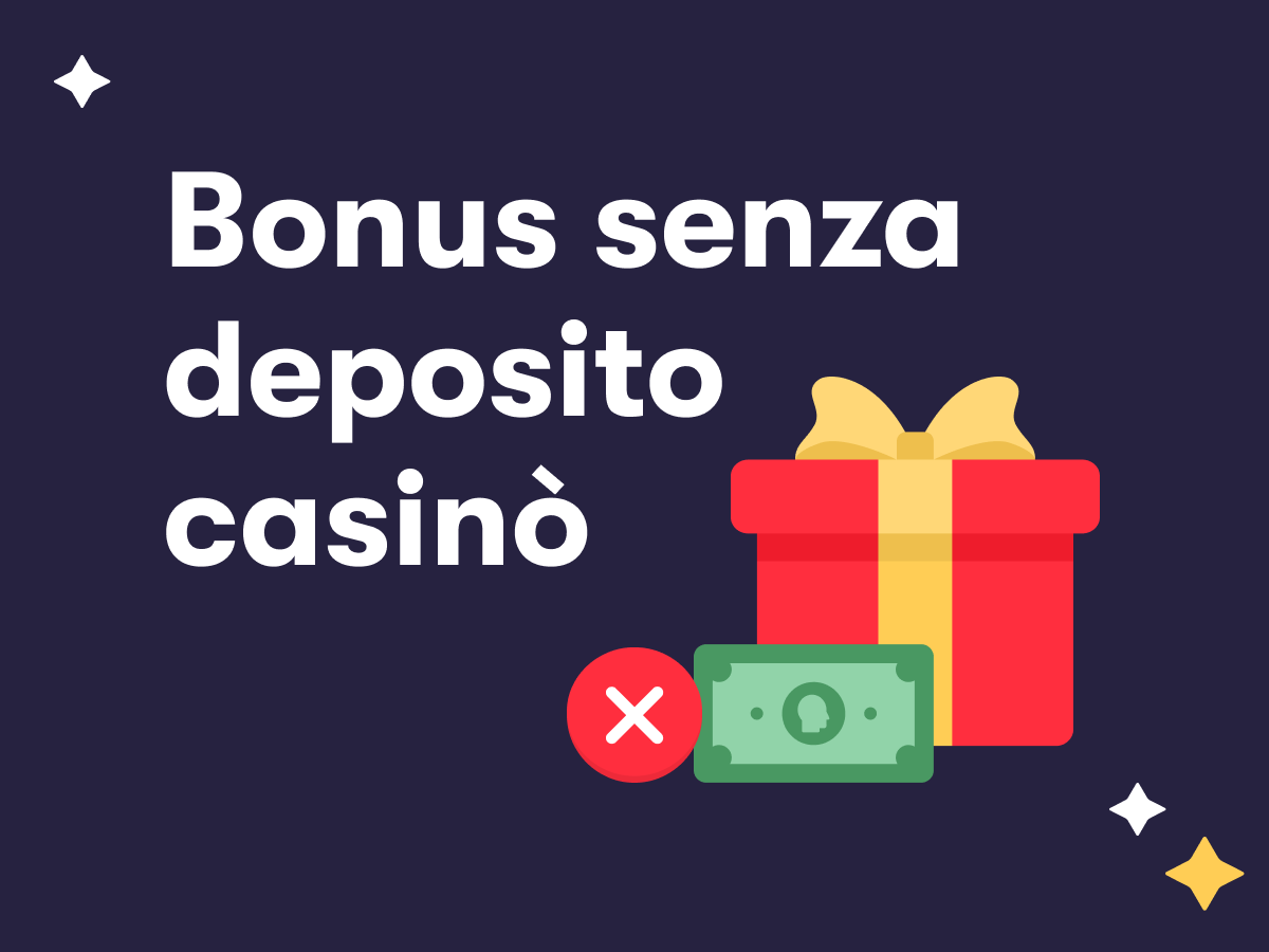 Bonus senza deposito casino, illustrazione con pacco regalo e banconota